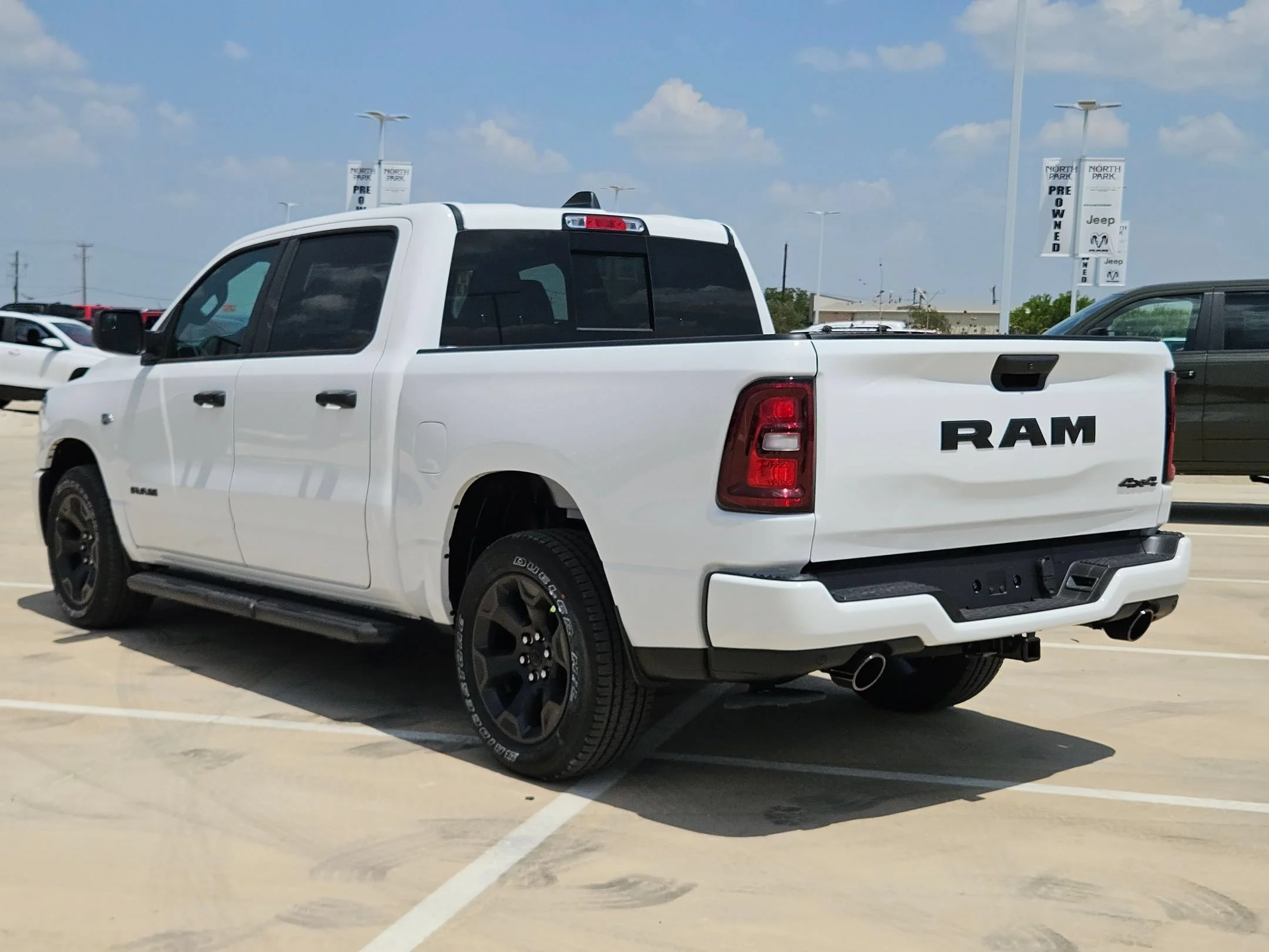 New 2026 Bright White Clearcoat RAM Black Express image 5