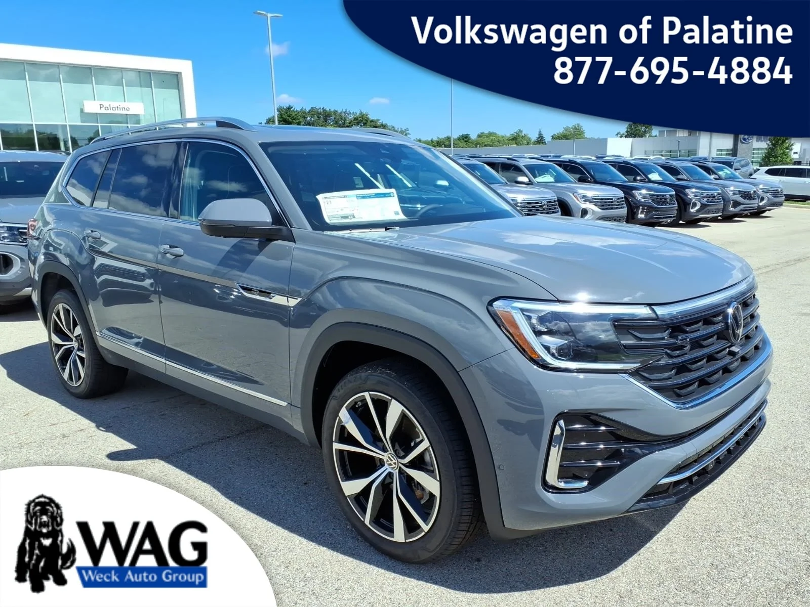 New 2026 Pure Gray Volkswagen 2.0T SEL PREMIUM R-LINE 4 image 1