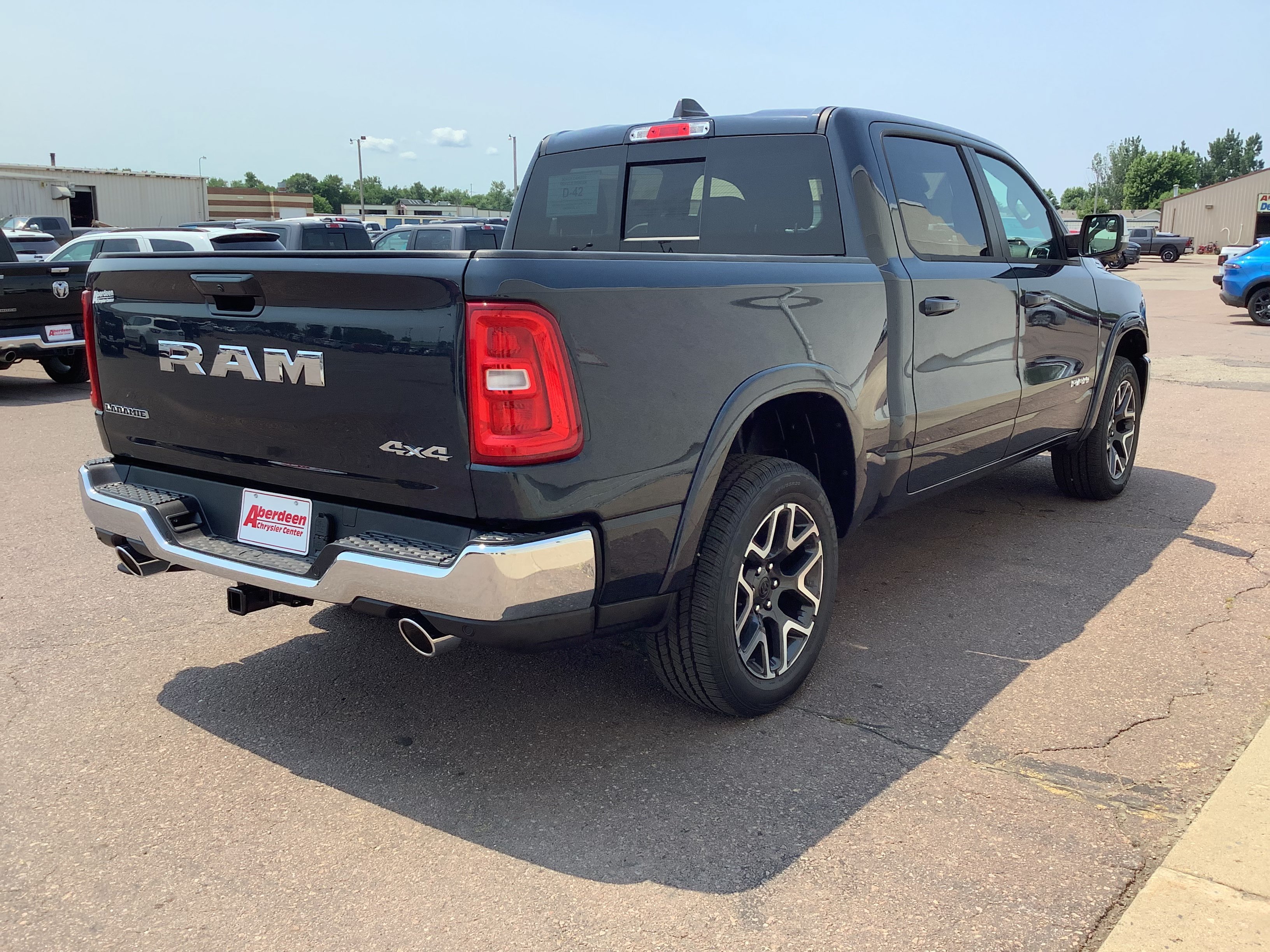 New 2026 Forged Blue Metallic Exterior Paint RAM Laramie image 5