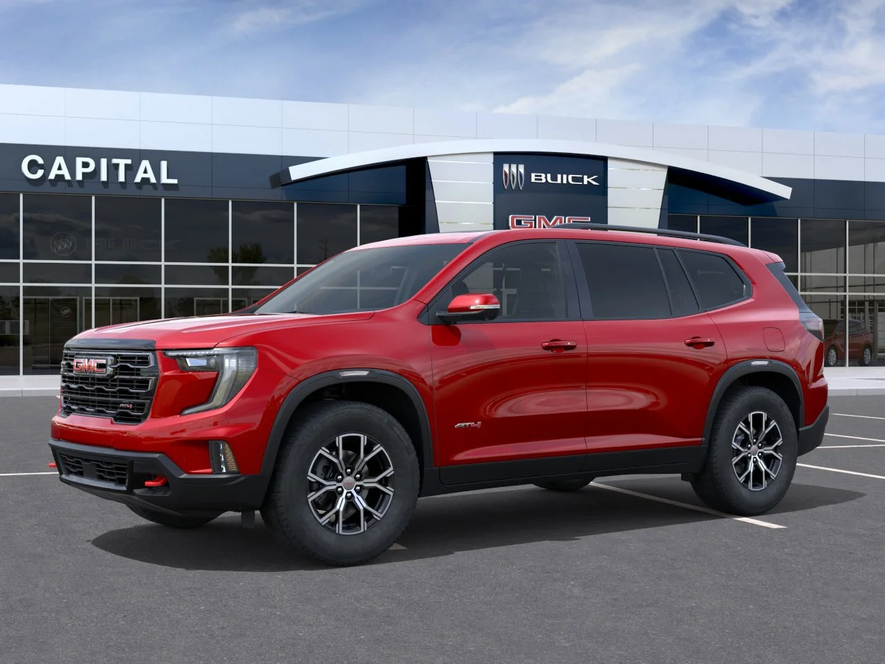 New 2026 Volcanic Red Tintcoat GMC AT4 AWD image 3