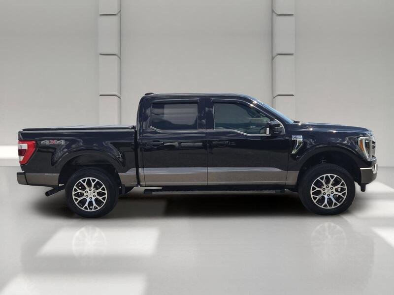 Used 2021 Agate Black Metallic FORD KING RANCH 4WD SUPERCREW 5.5