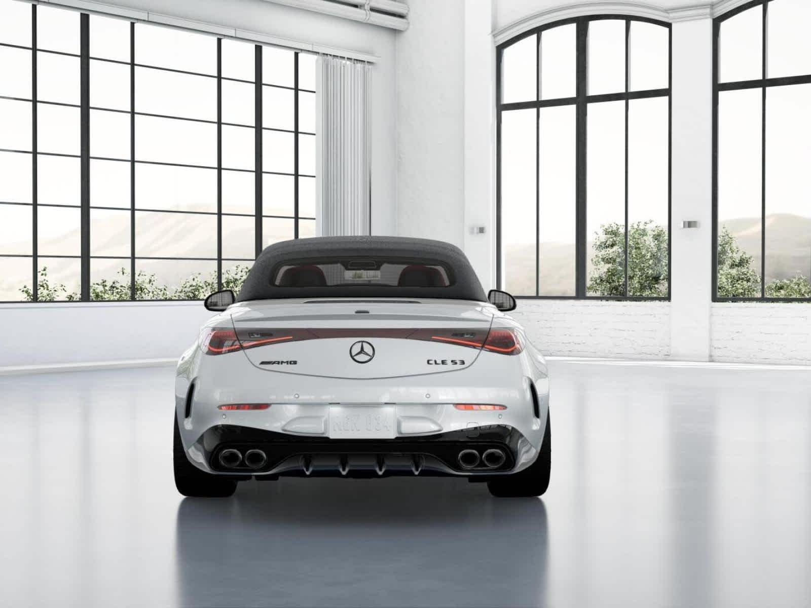 New 2026 MANUFAKTUR Moonlight White Metallic Mercedes-Benz AMG® CLE 53 4MATIC+ Cabriolet image 24