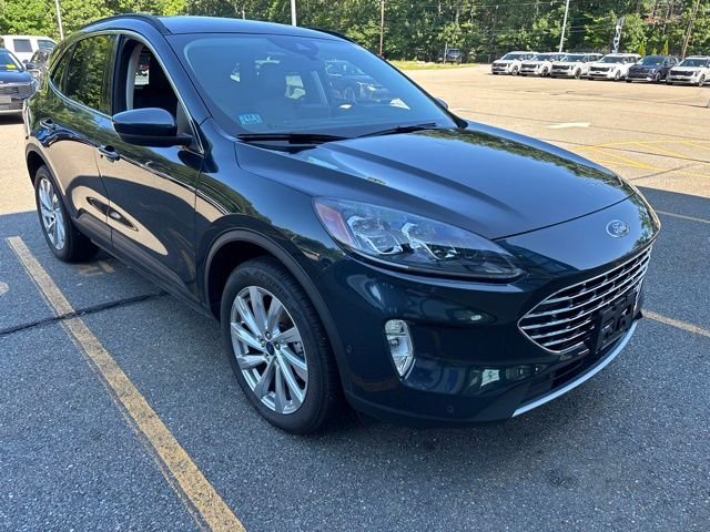 Used 2022 Blue Ford Titanium image 1