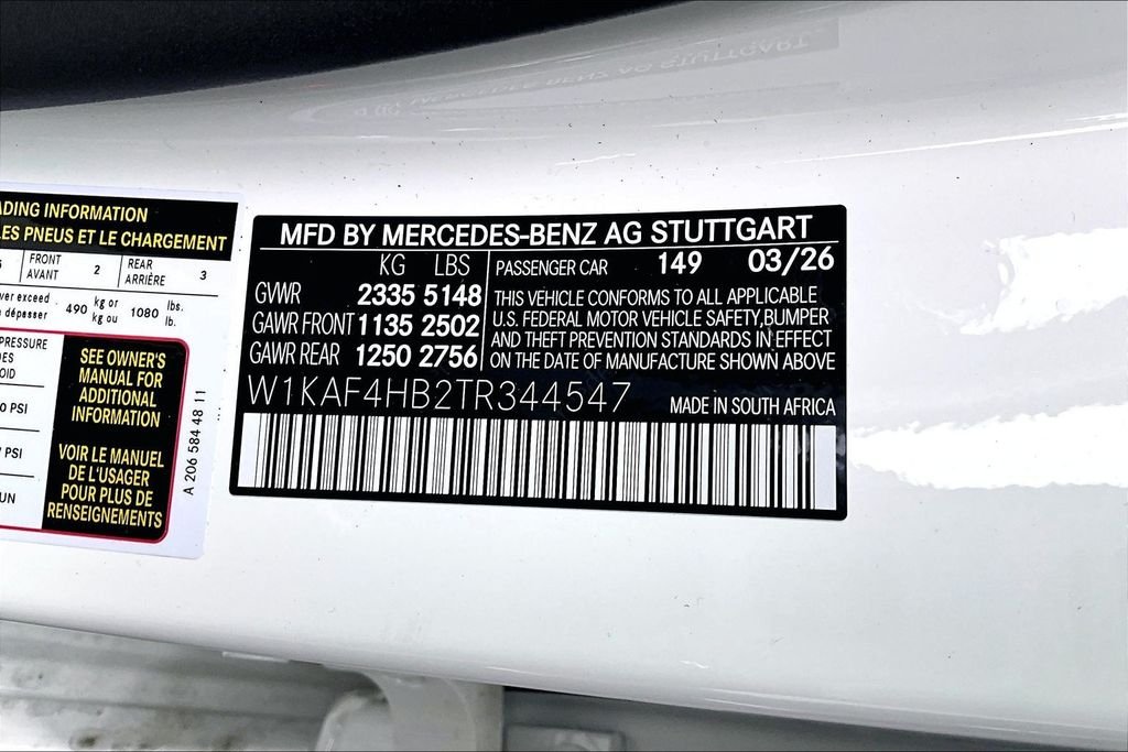 New 2026 Polar White Mercedes-Benz C 300 image 14