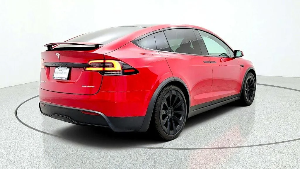 Used 2023 Red Multi-Coat Tesla AWD image 5