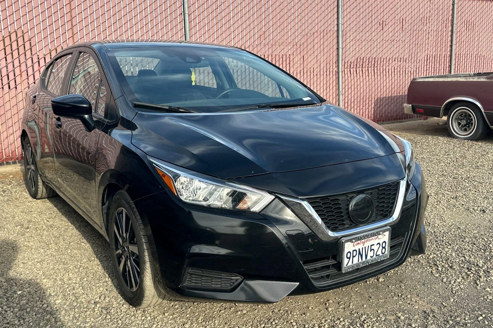 Used 2021 Super Black Nissan SV image 2