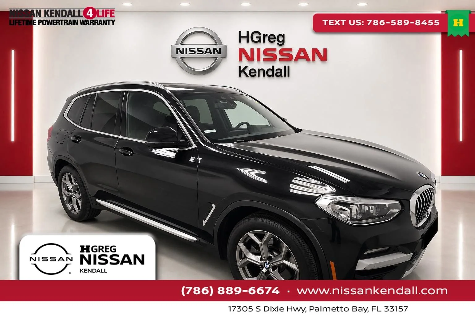 Used 2021 Black BMW xDrive30i image 1