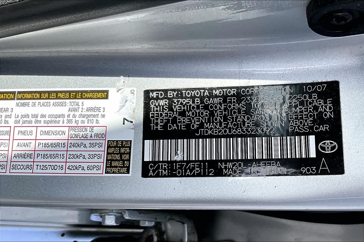 Used 2008 Classic Silver Metallic Toyota  image 36
