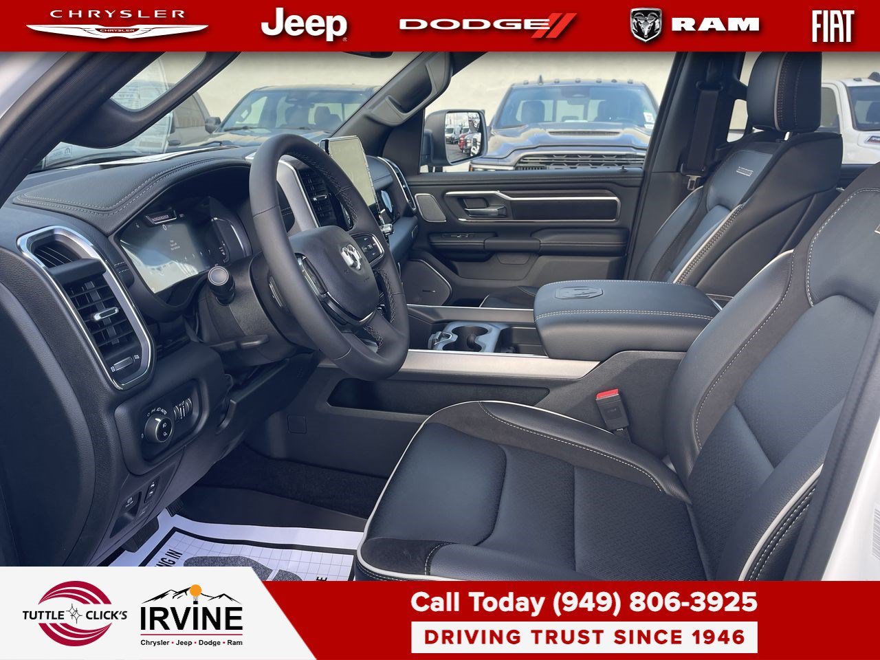 New 2026 Bright White Clear-Coat Exterior Paint RAM Laramie image 17
