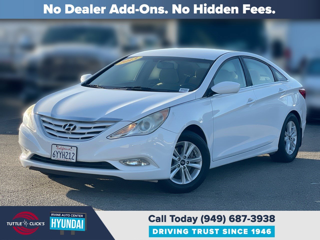 Used 2013 Shimmering White HYUNDAI GLS PZEV image 1