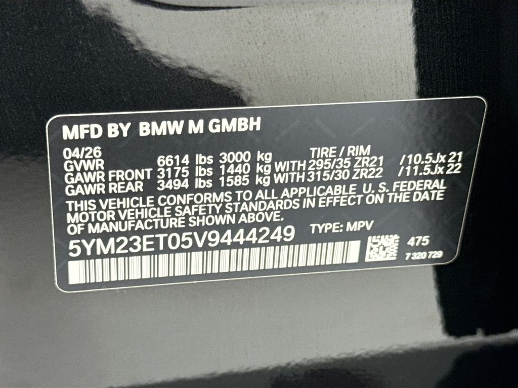 New 2027 Black Sapphire Metallic BMW Competition image 34
