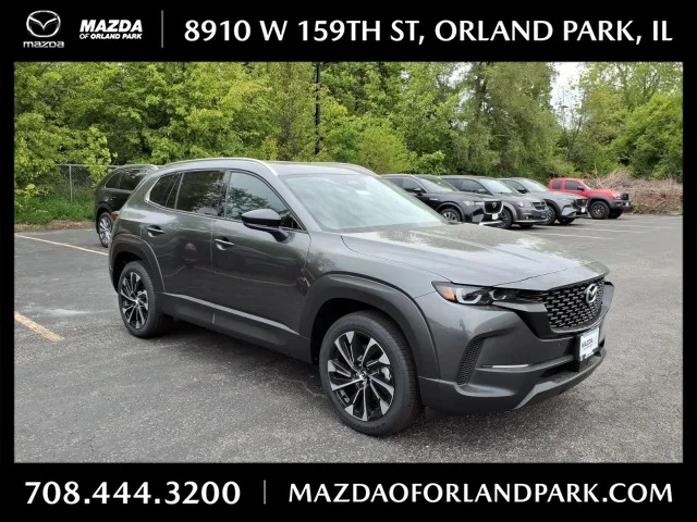 New 2026 Machine Gray Metallic Mazda Premium Plus AWD image 1