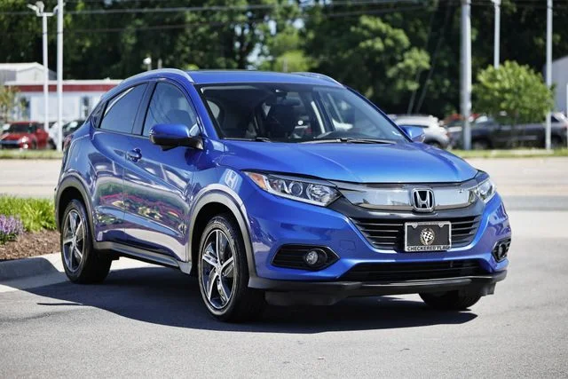 Used 2021 Aegean Blue Metallic Honda EX image 12