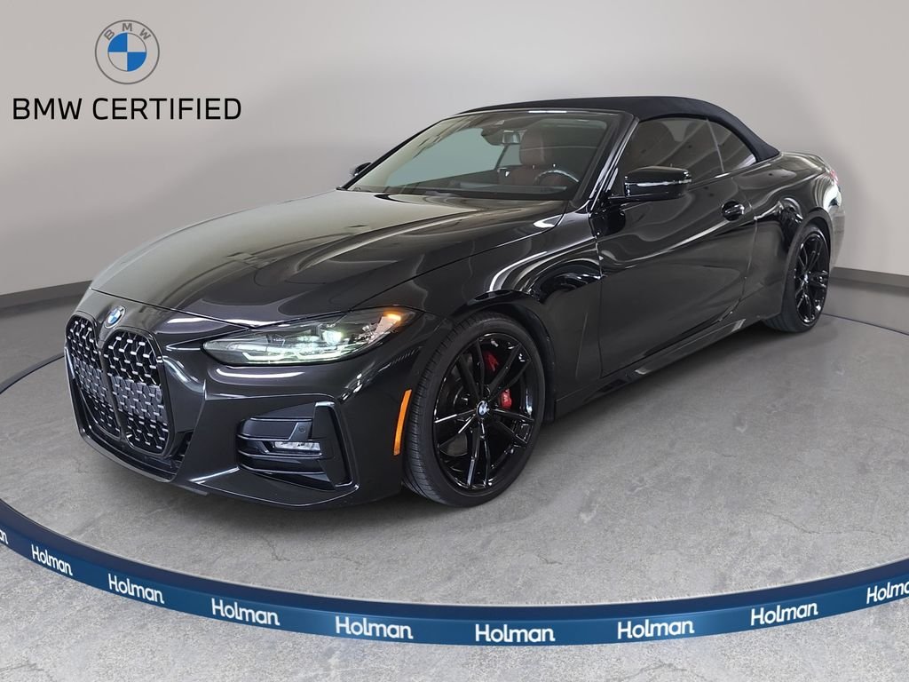 Certified Used 2024 Black Sapphire Metallic BMW 430i image 1