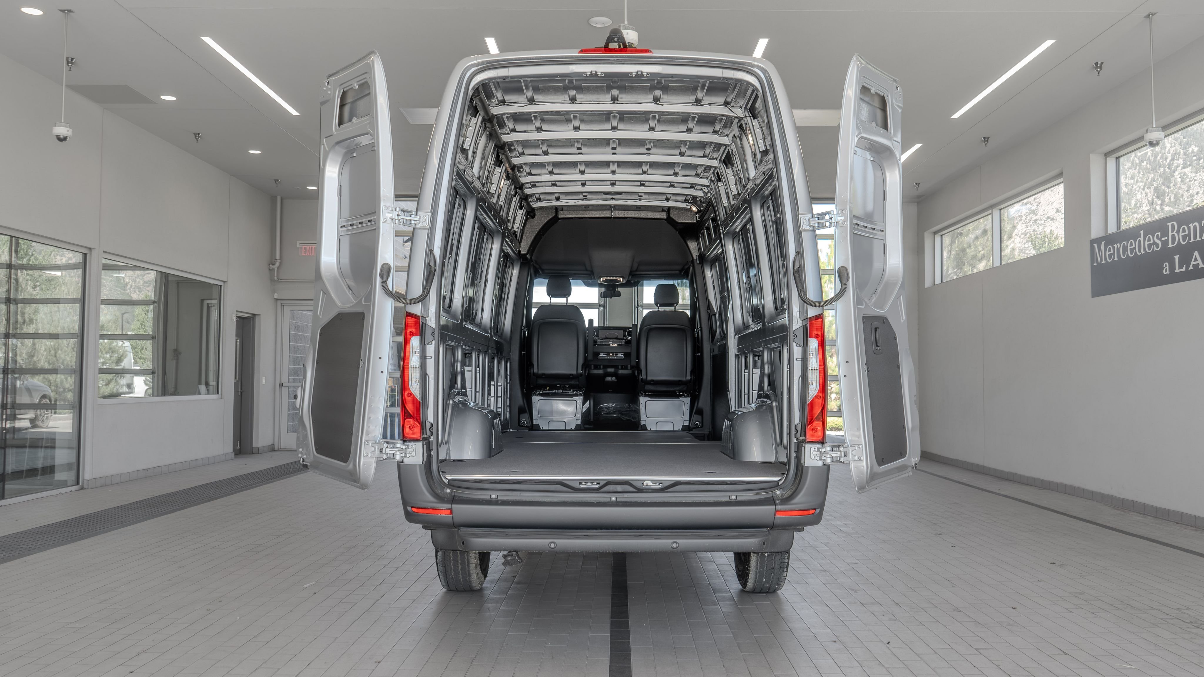 New 2025 High-tech silver metallic Mercedes-Benz Cargo 170 WB image 16