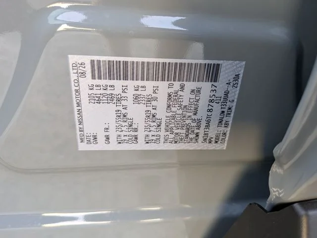 New 2026 Boulder Gray Pearl Nissan Dark Armor™ image 35