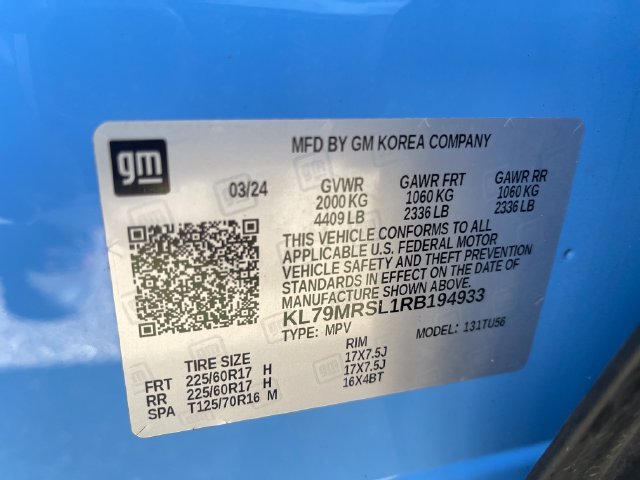 Certified Used 2024 Fountain Blue Chevrolet LT image 28