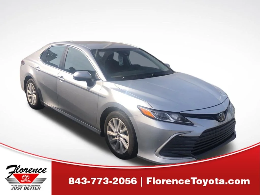 Used 2022 Silver Toyota LE image 1