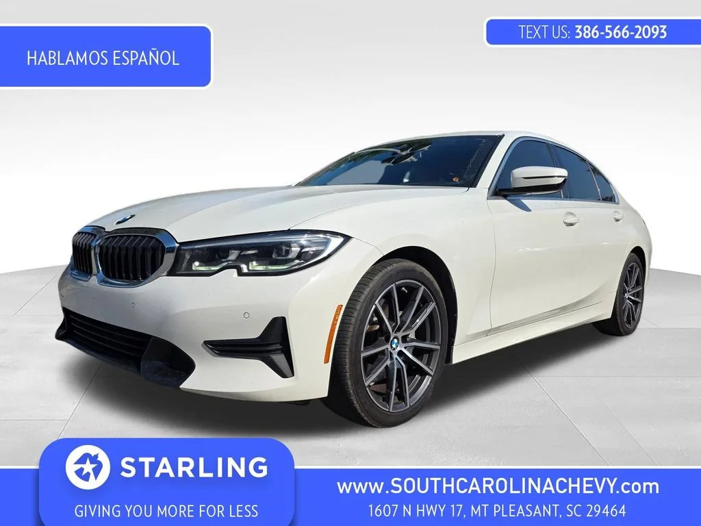 Used 2019 White BMW 330i image 1