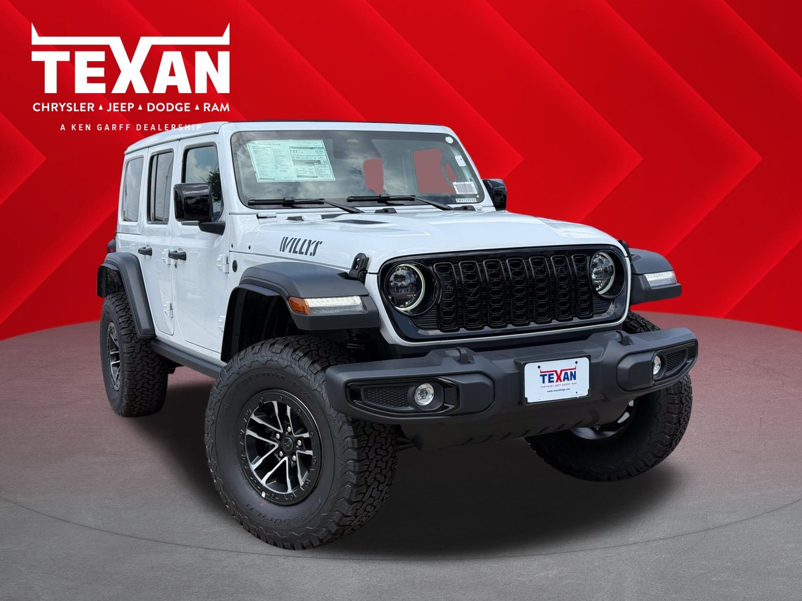 New 2026 Bright White Clearcoat Jeep Willys image 1