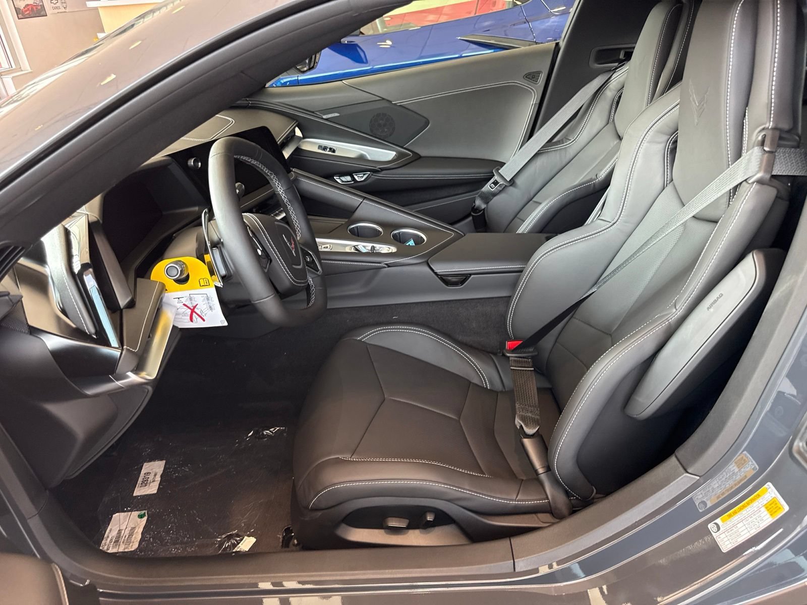 New 2027 Pitch Gray Metallic Chevrolet 1LT with Carbon Flash High Wing Spoiler - Gloss Black Wheels image 15