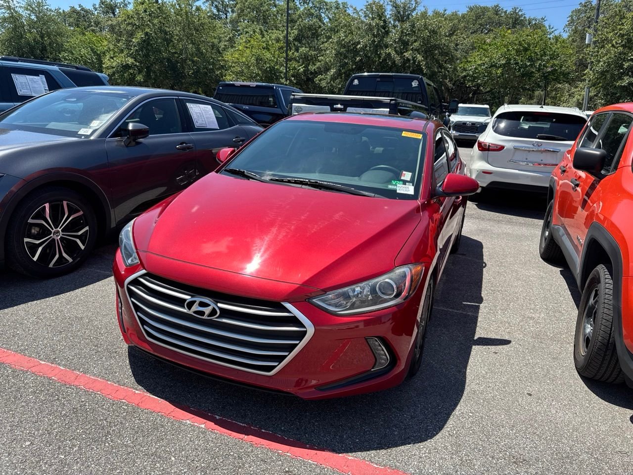 Used 2017 Red Hyundai Value Edition image 1