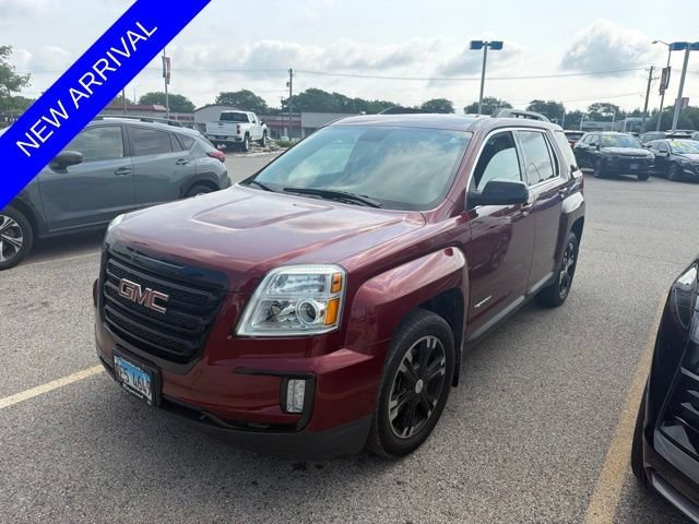 Used 2017 CRIMSON RED TINTCOAT GMC SLE image 1