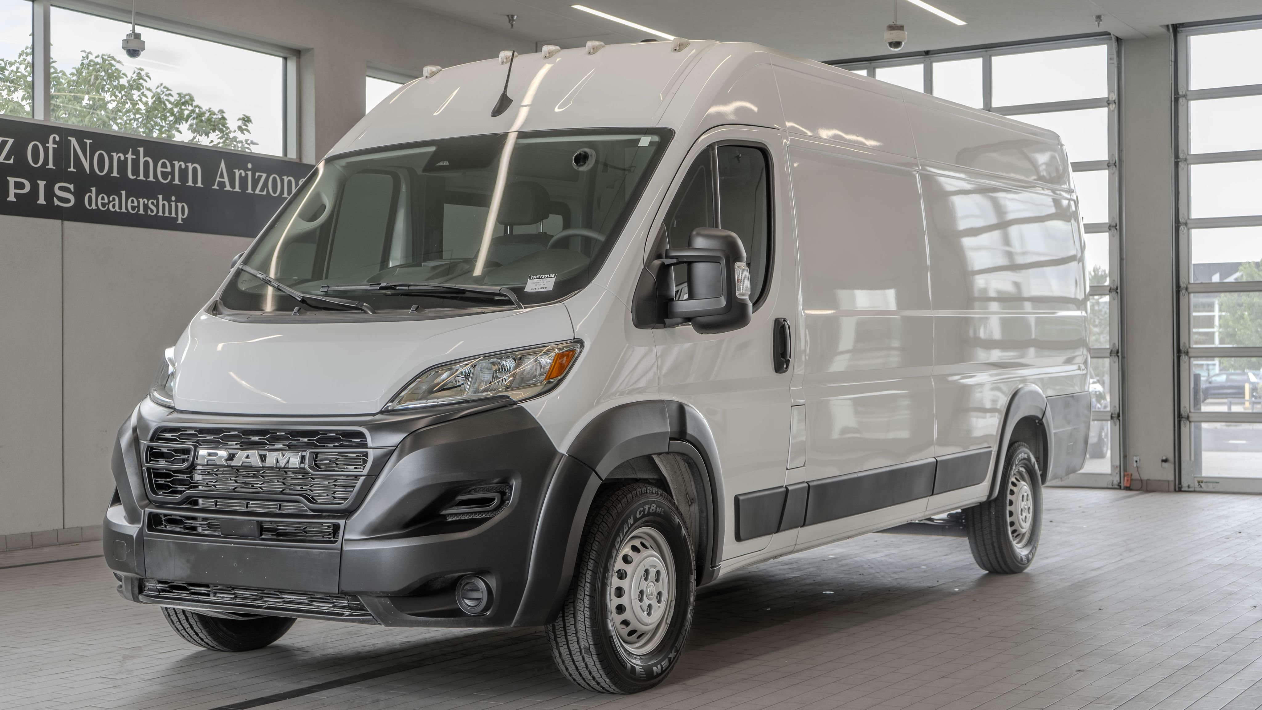 Used 2024 Bright White Clearcoat Ram High Roof image 24