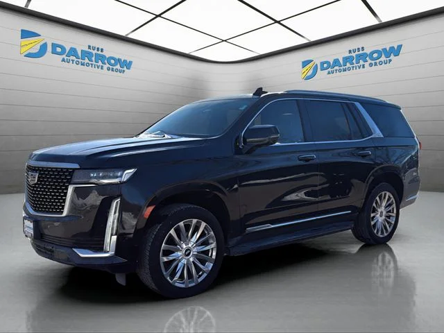 Used 2021 Black Cadillac Premium Luxury image 1