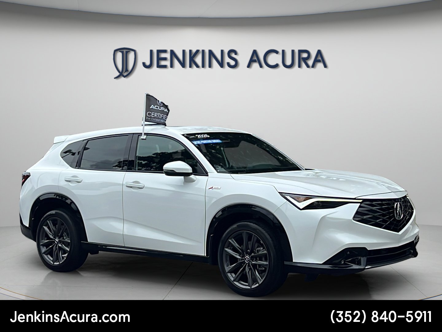 Used 2025 Platinum White Pearl Acura w/A-Spec Package image 1