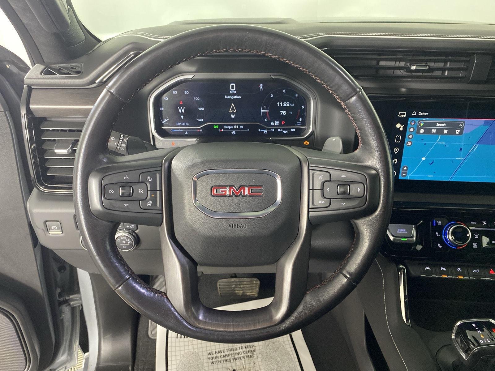 Used 2024 Sterling Metallic GMC AT4X image 22