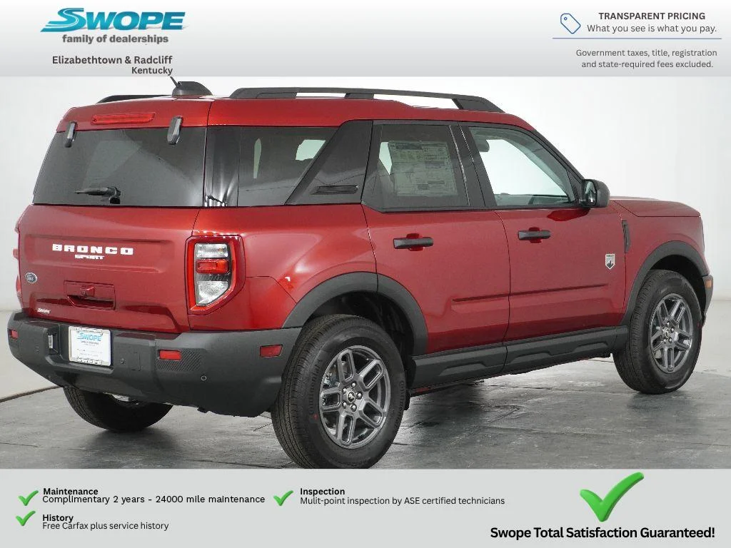 New 2025 Ruby Red Metallic Tinted Clearcoat Ford Big Bend® image 4