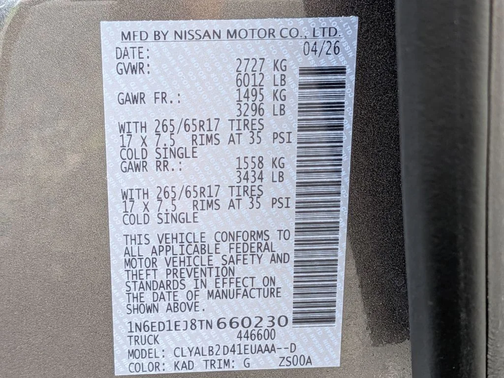 New 2026 Gray Nissan SV image 30