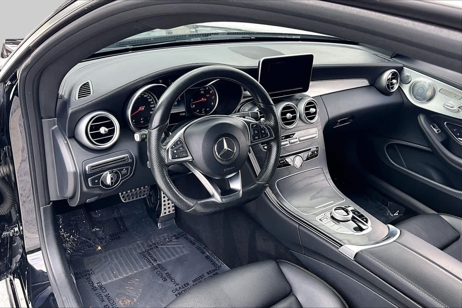 Used 2017 Obsidian Black Metallic Mercedes-Benz C 300 image 15