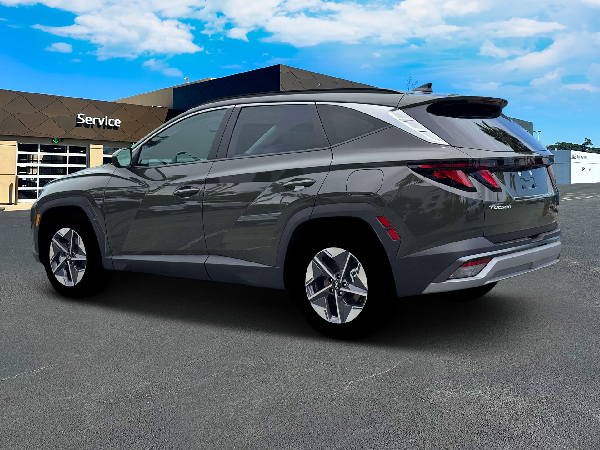 New 2026 Green Hyundai SEL AWD image 4