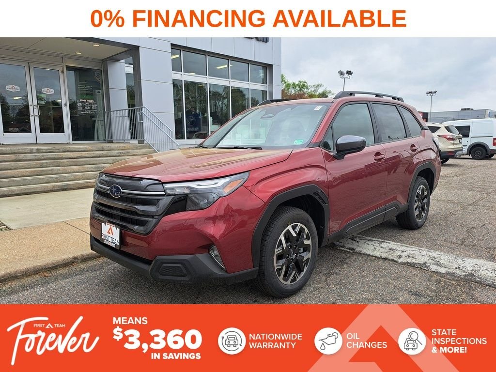 New 2026 CRIMSON RED PEARL Subaru Touring image 1