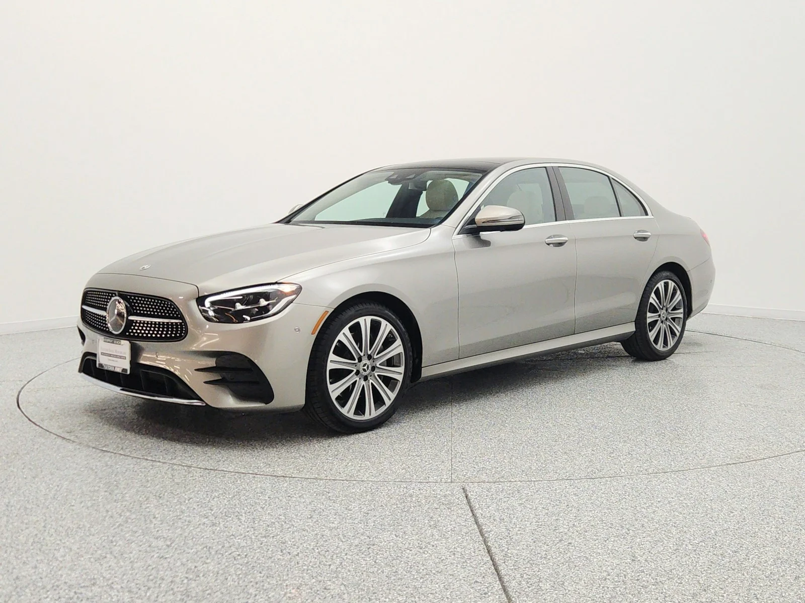 Certified Used 2022 Mojave Silver Metallic Mercedes-Benz E 350 RWD Sedan image 1