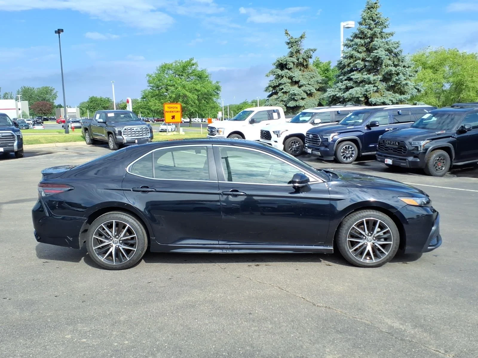 Certified Used 2024 Black Toyota SE image 2