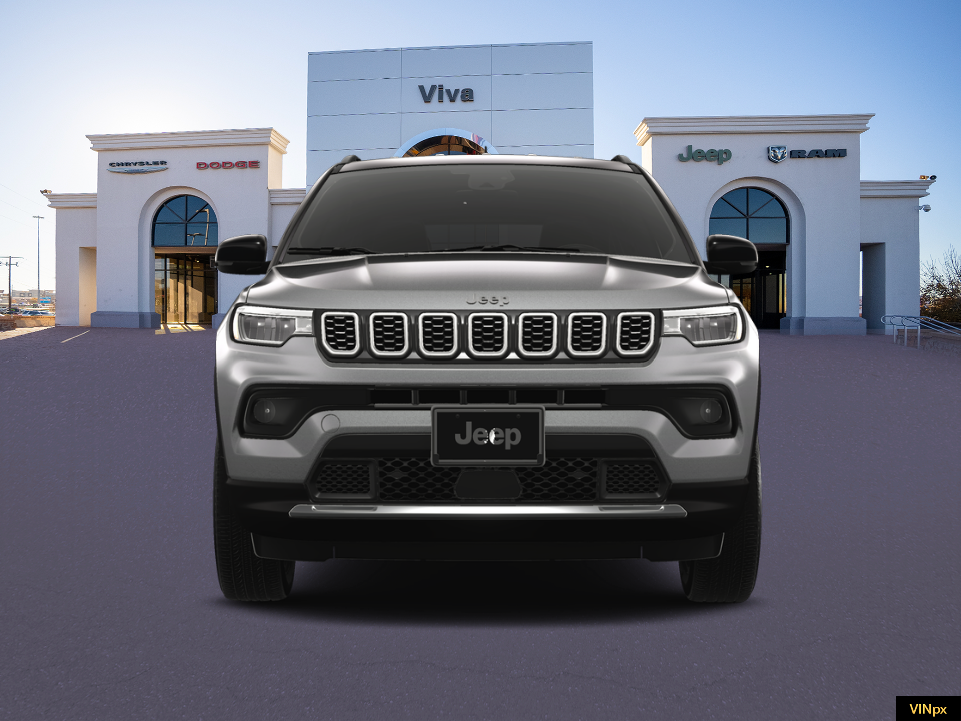 New 2026 Silver Zynith Metallic Clear-Coat Exterior Paint Jeep Limited image 12