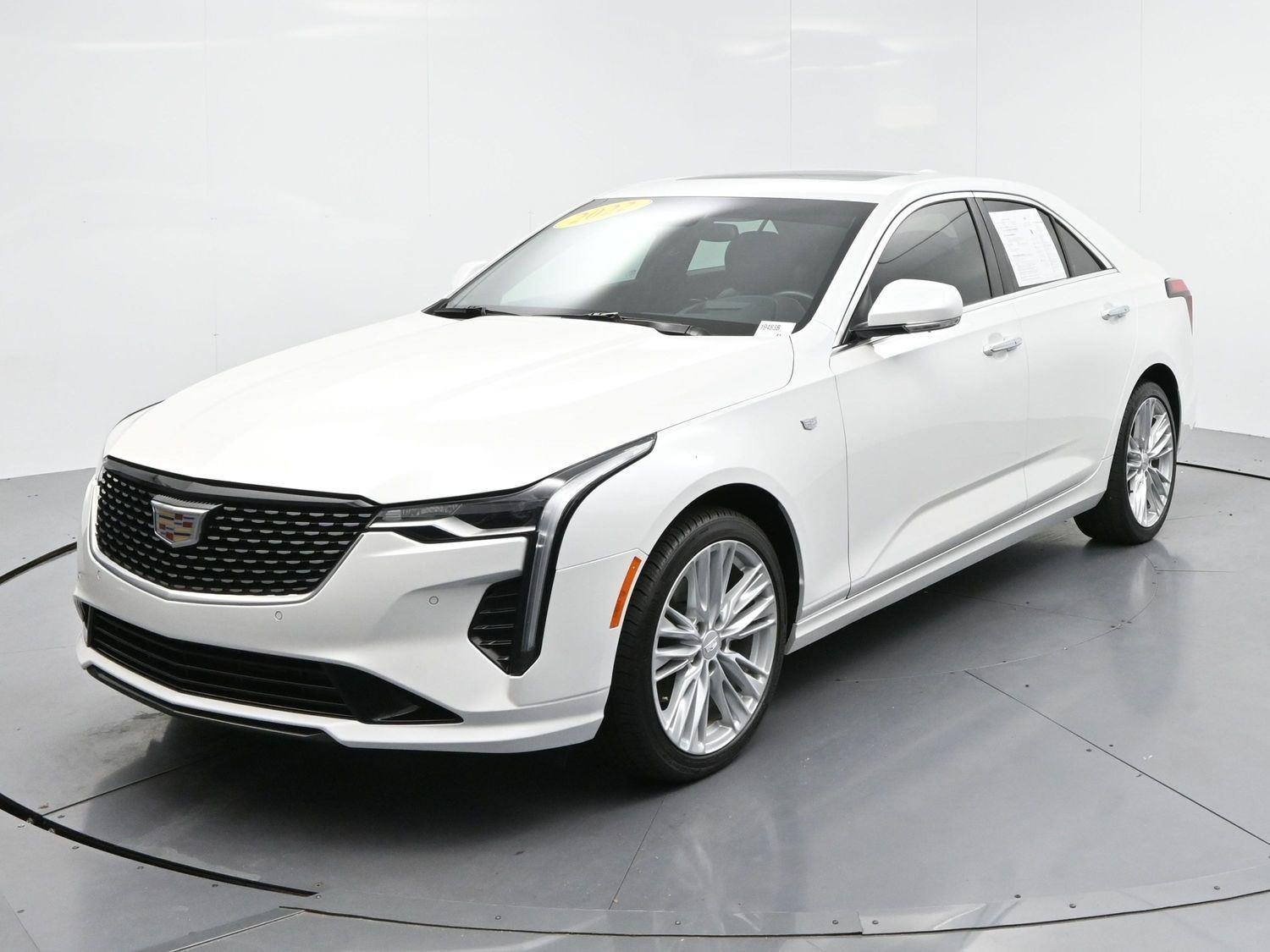 Used 2022 Crystal White Tricoat Cadillac Premium Luxury image 3