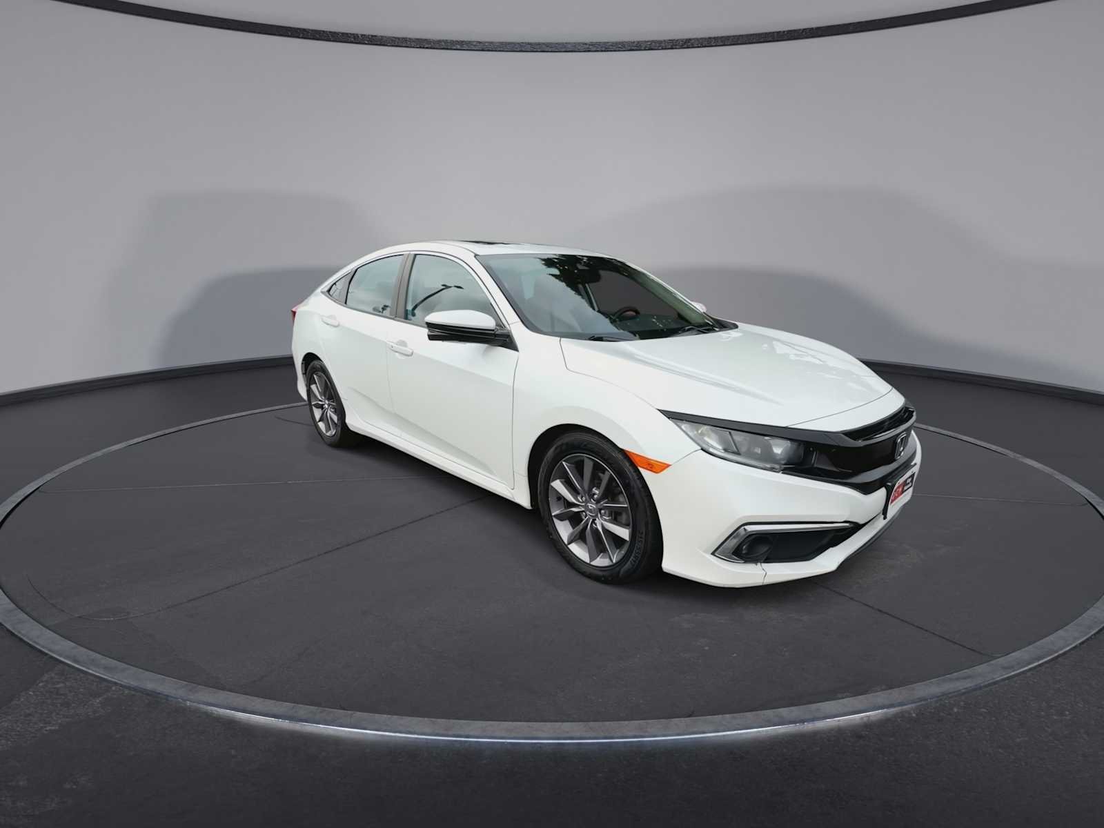 Used 2019 Platinum White Pearl Honda EX image 2