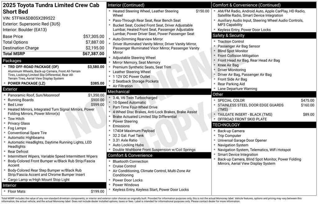 Certified Used 2025 Red Toyota Limited image 11