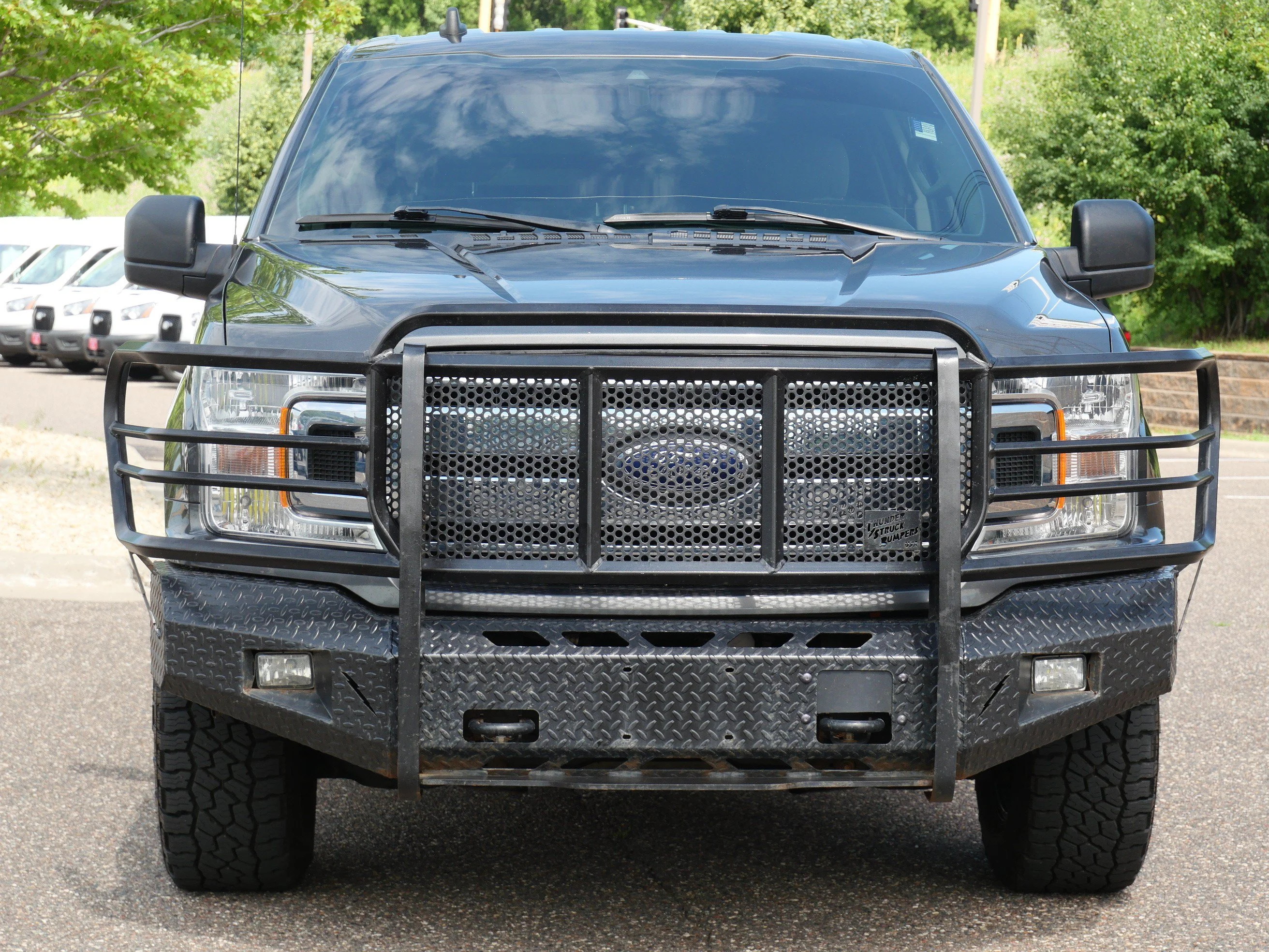 Used 2019 Magnetic Metallic Ford XLT 4WD SuperCab 6.5 Box image 2