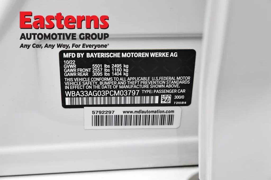 Used 2023 White BMW 530e iPerformance image 40