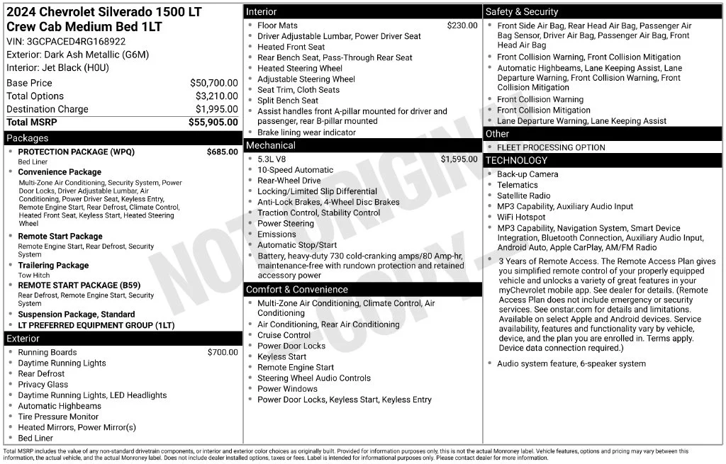 Used 2024 Gray Chevrolet LT image 14