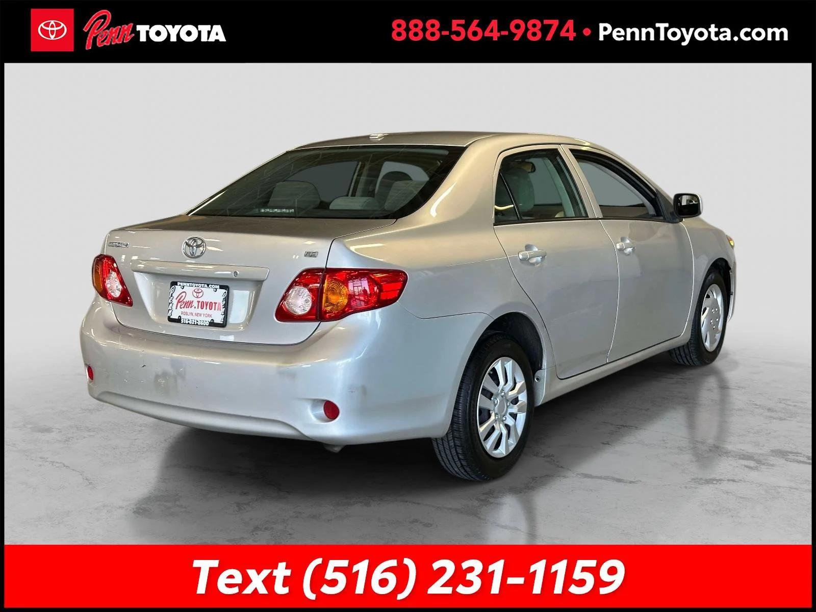 Used 2009 Classic Silver Metallic Toyota LE image 4