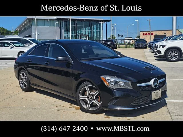 Used 2018 Black Mercedes-Benz CLA 250 image 1