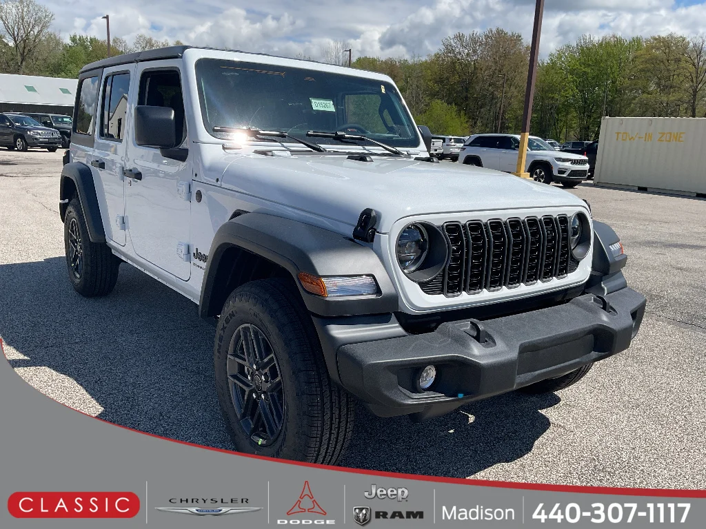 New 2026 Bright White Clearcoat Jeep Sport S image 1