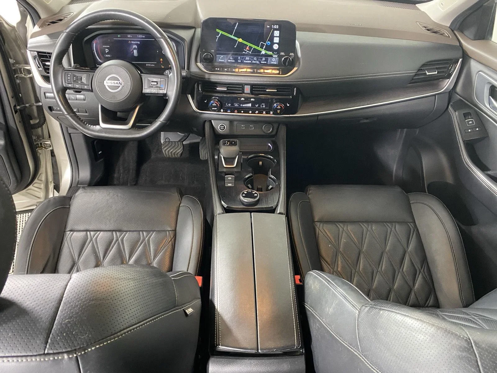 Used 2021 Champagne Silver Metallic Nissan Platinum image 28