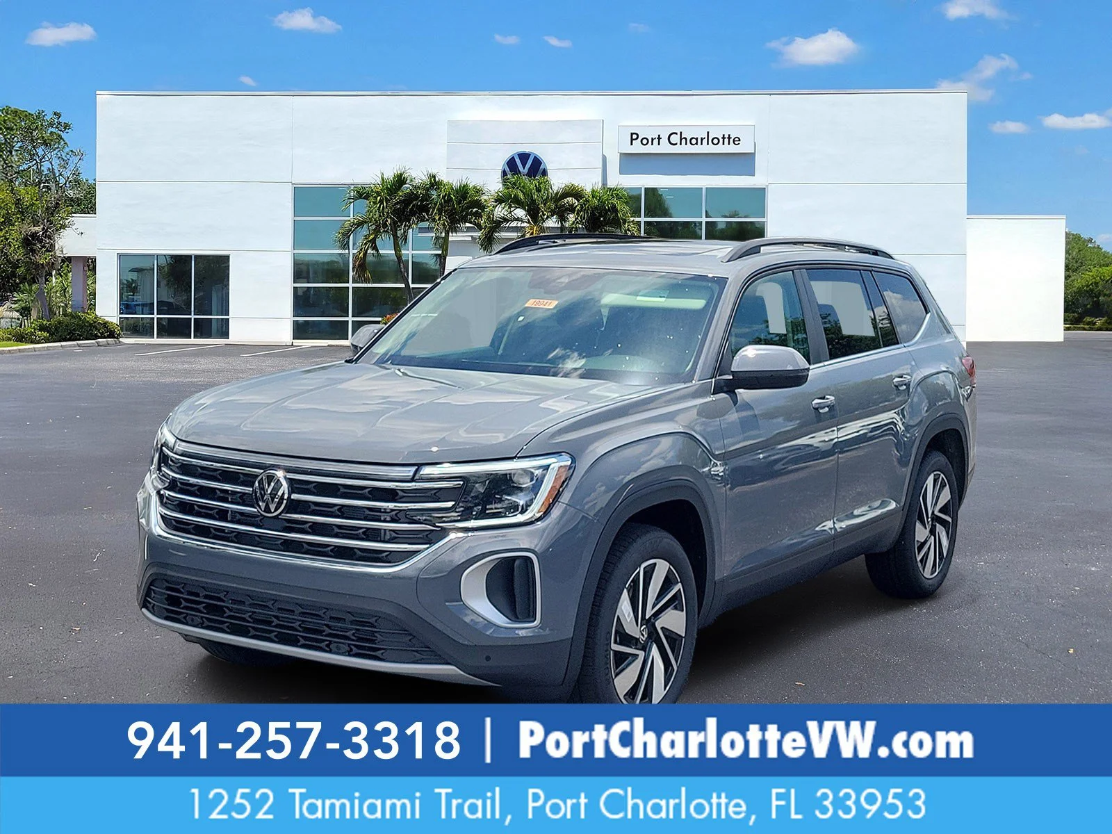 New 2026 Gray Volkswagen SE w/Technology image 1